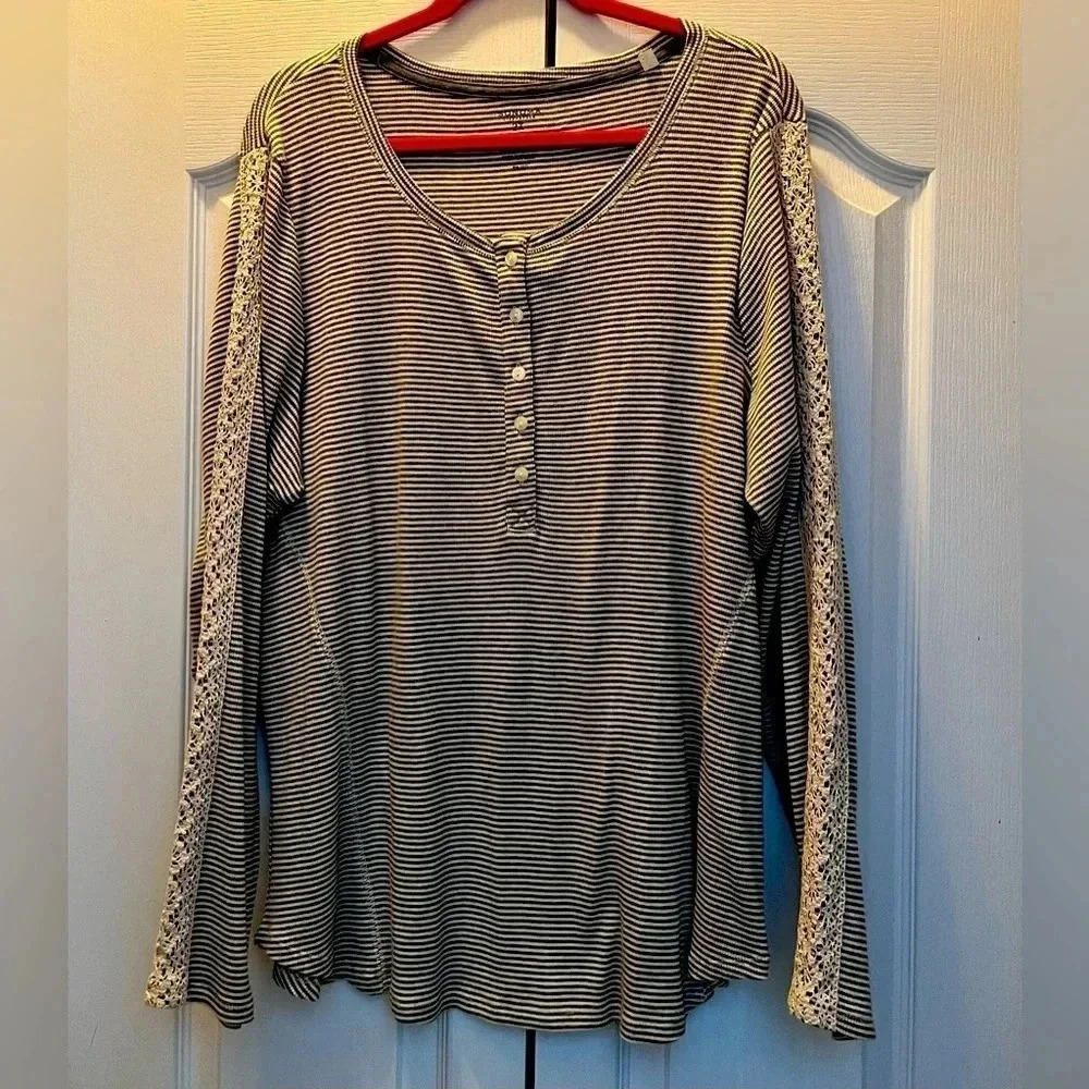 Sonoma Lifestyle Women’s Long Sleeve Top, Size 2x